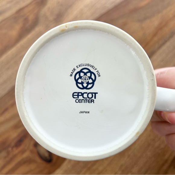 Disney vintage 1980s Epcot Center rainbow mug made in Japan - Picture 7 of 7
